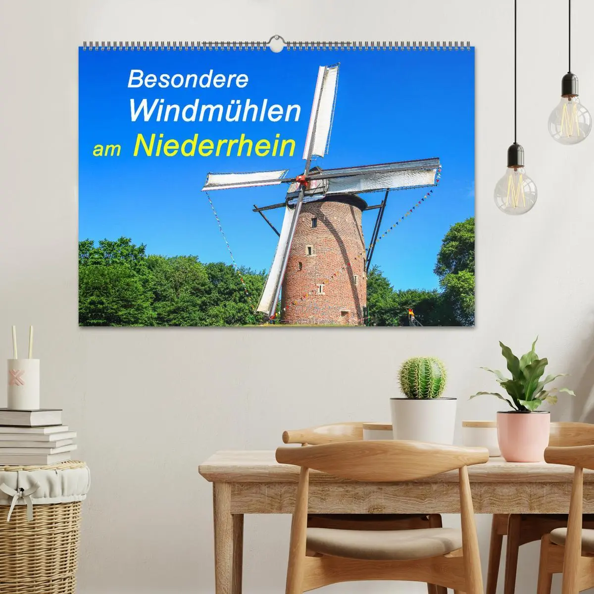 Bild: 9783457520826 | Besondere Windmühlen am Niederrhein (Wandkalender 2026 DIN A2...