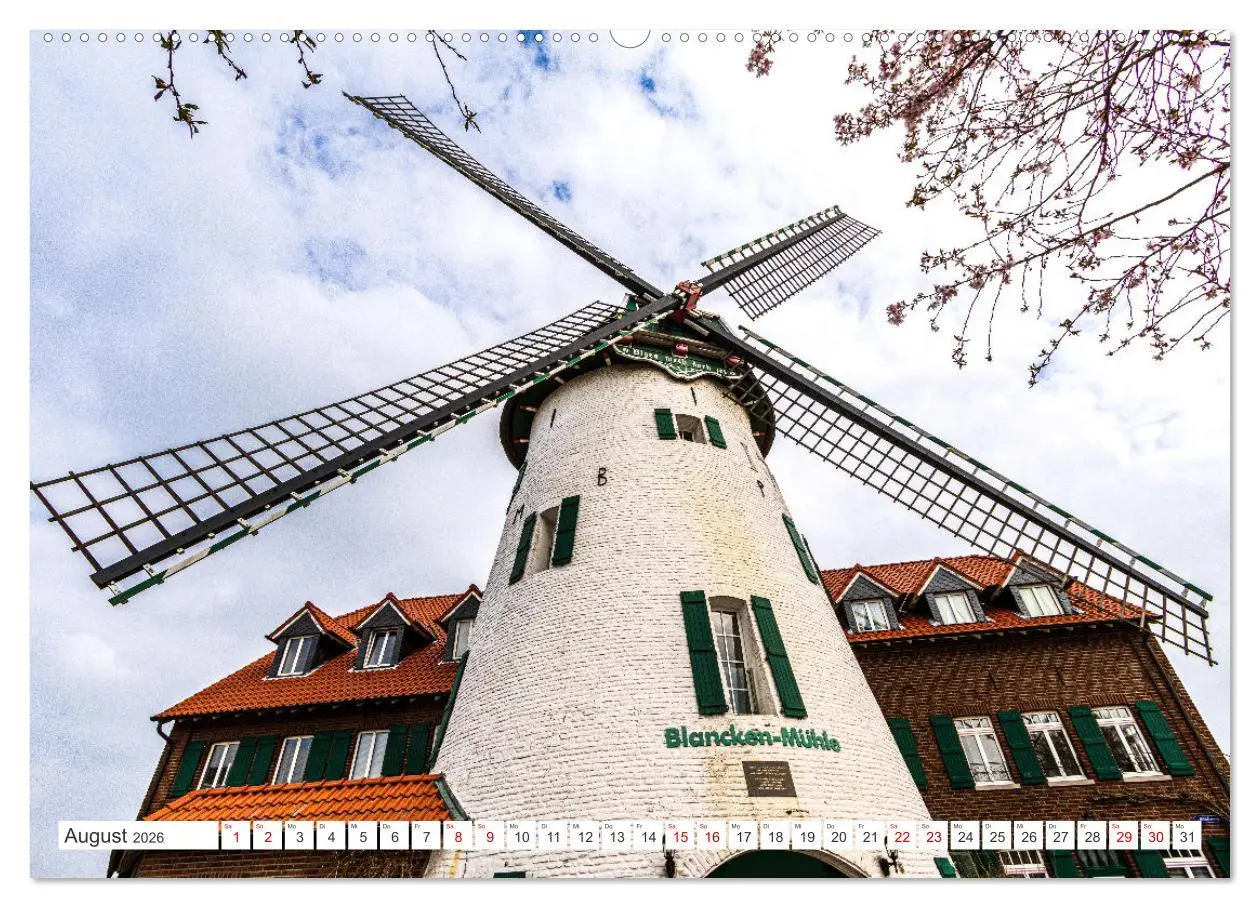 Bild: 9783457520826 | Besondere Windmühlen am Niederrhein (Wandkalender 2026 DIN A2...