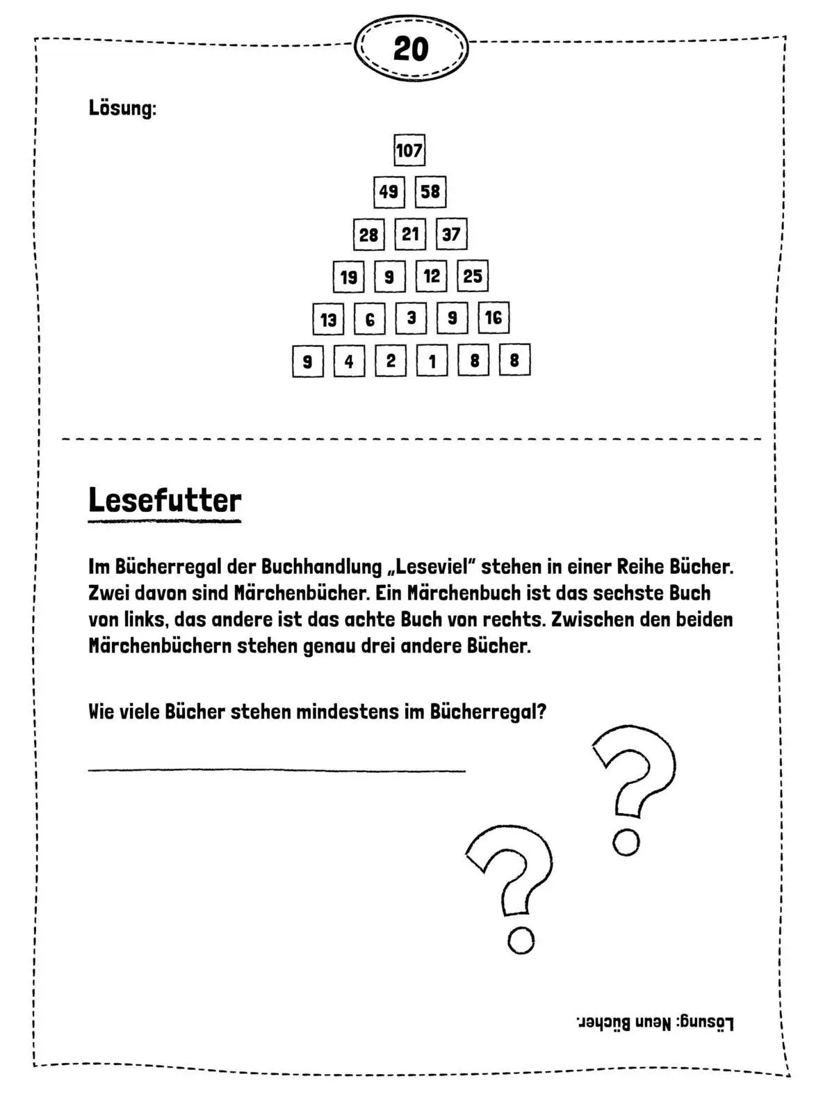 Bild: 9783551190826 | Mega Rätselblock - Buchstabenrätsel, Denkspiele, Zahlenpyramiden,...
