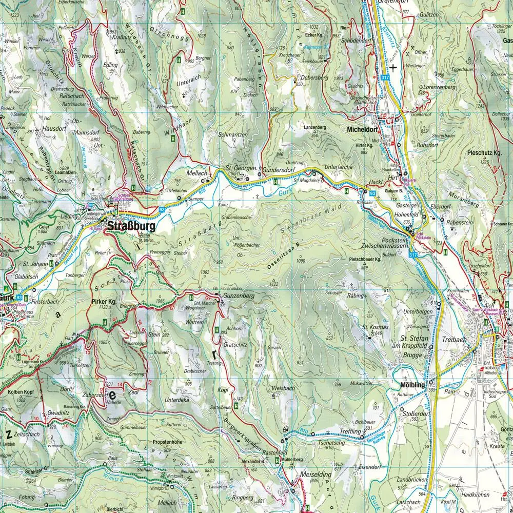 Bild: 9783707920826 | Mittelkärnten, Wander-, Rad- und Freizeitkarte 1:50.000, freytag &amp;...