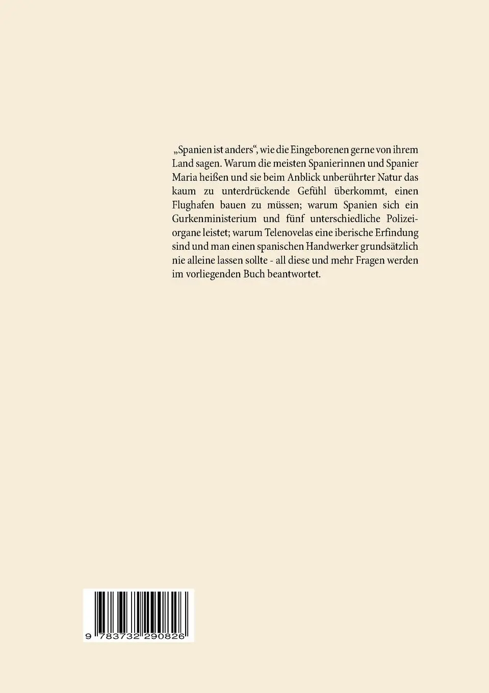 Rückseite: 9783732290826 | Die spinnen, die Spanier | Lukas Rottnick | Taschenbuch | Paperback