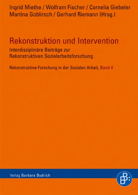 Cover: 9783866490826 | Rekonstruktion und Intervention | Wolfram Fischer | Taschenbuch | 2007
