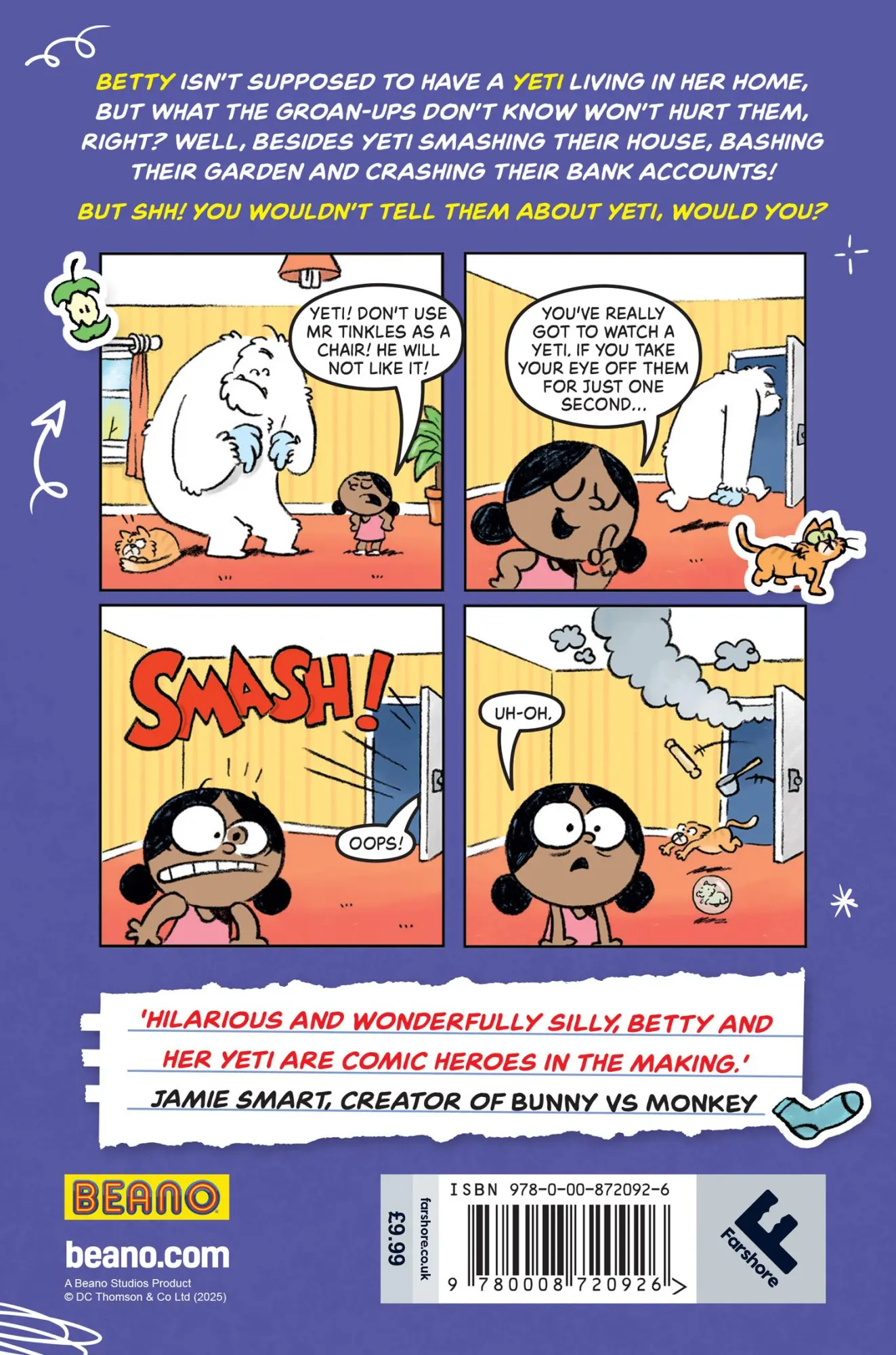 Rückseite: 9780008720926 | BEANO Betty and the Yeti: Friends at First Fart | Beano (u. a.) | Buch