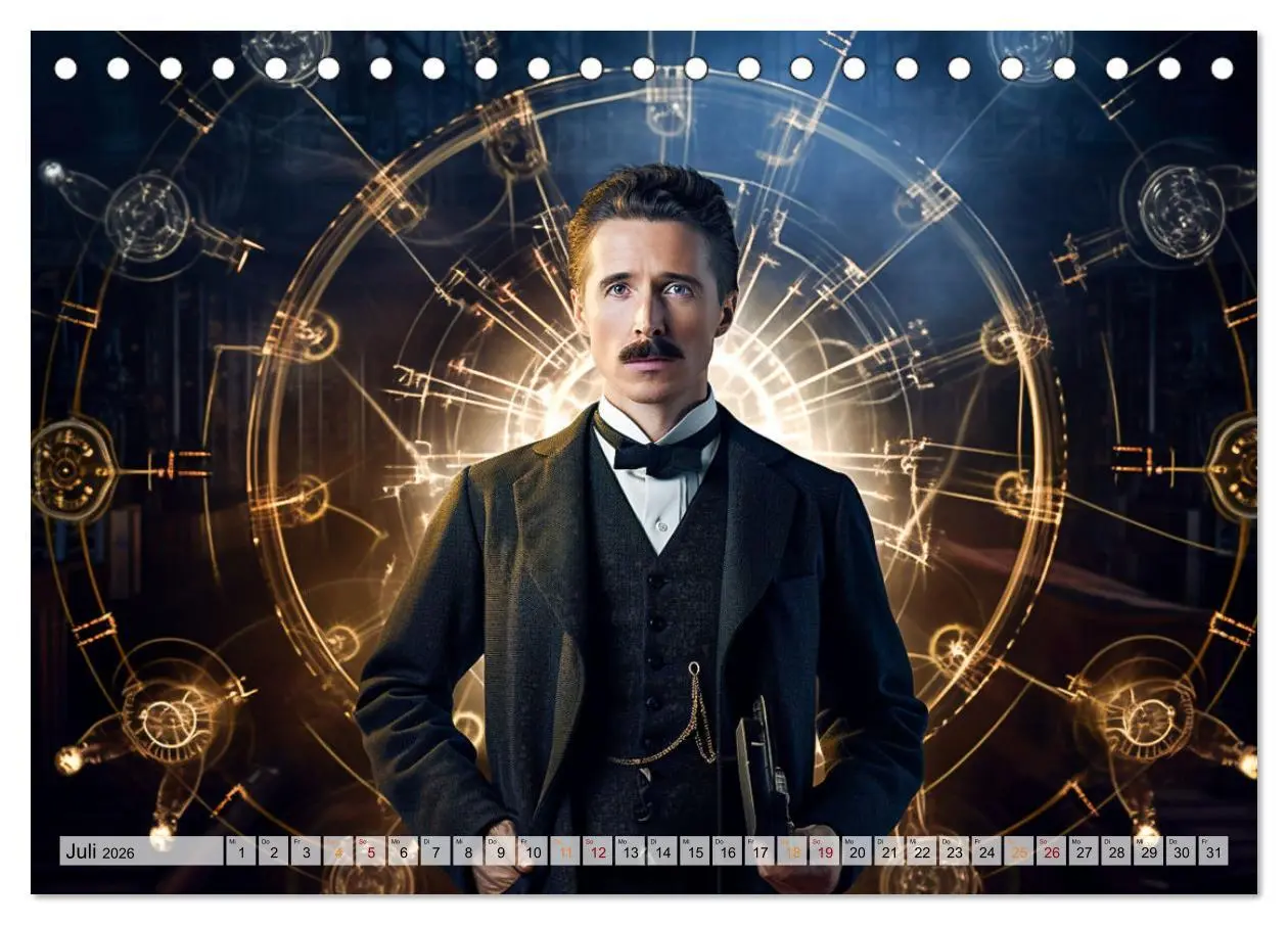 Bild: 9783457510926 | Genies der Physik (Tischkalender 2026 DIN A5 quer), CALVENDO...