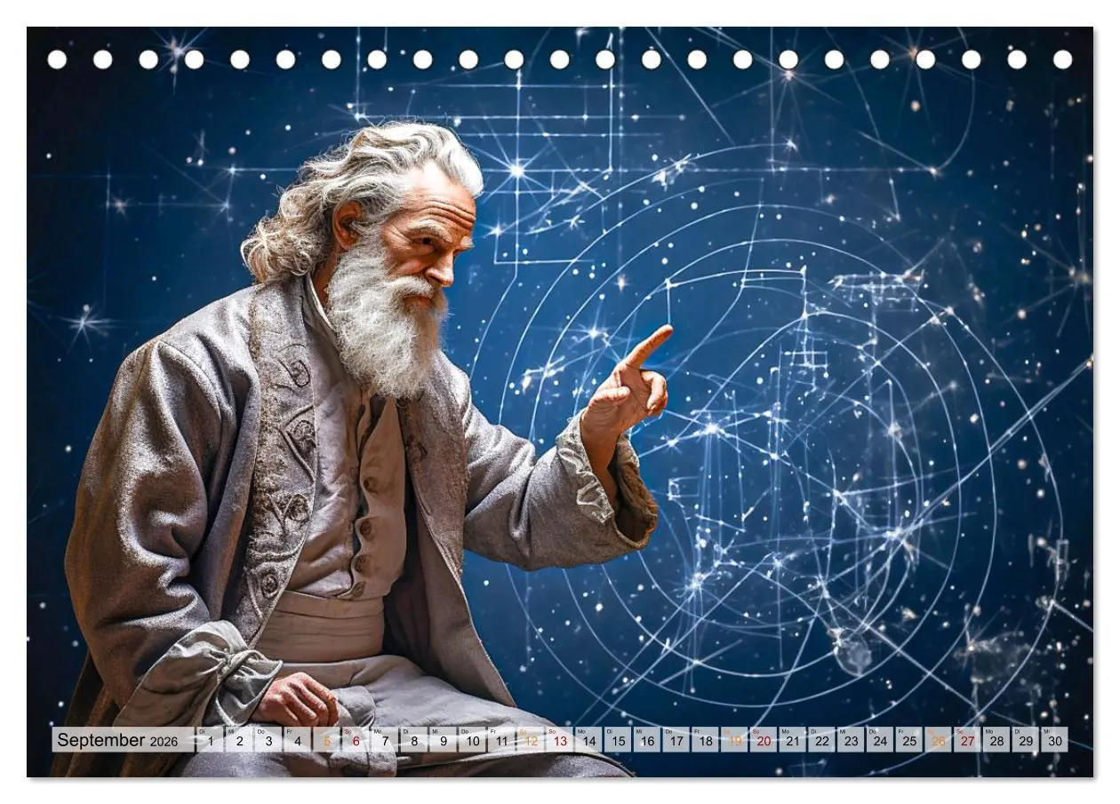 Bild: 9783457510926 | Genies der Physik (Tischkalender 2026 DIN A5 quer), CALVENDO...