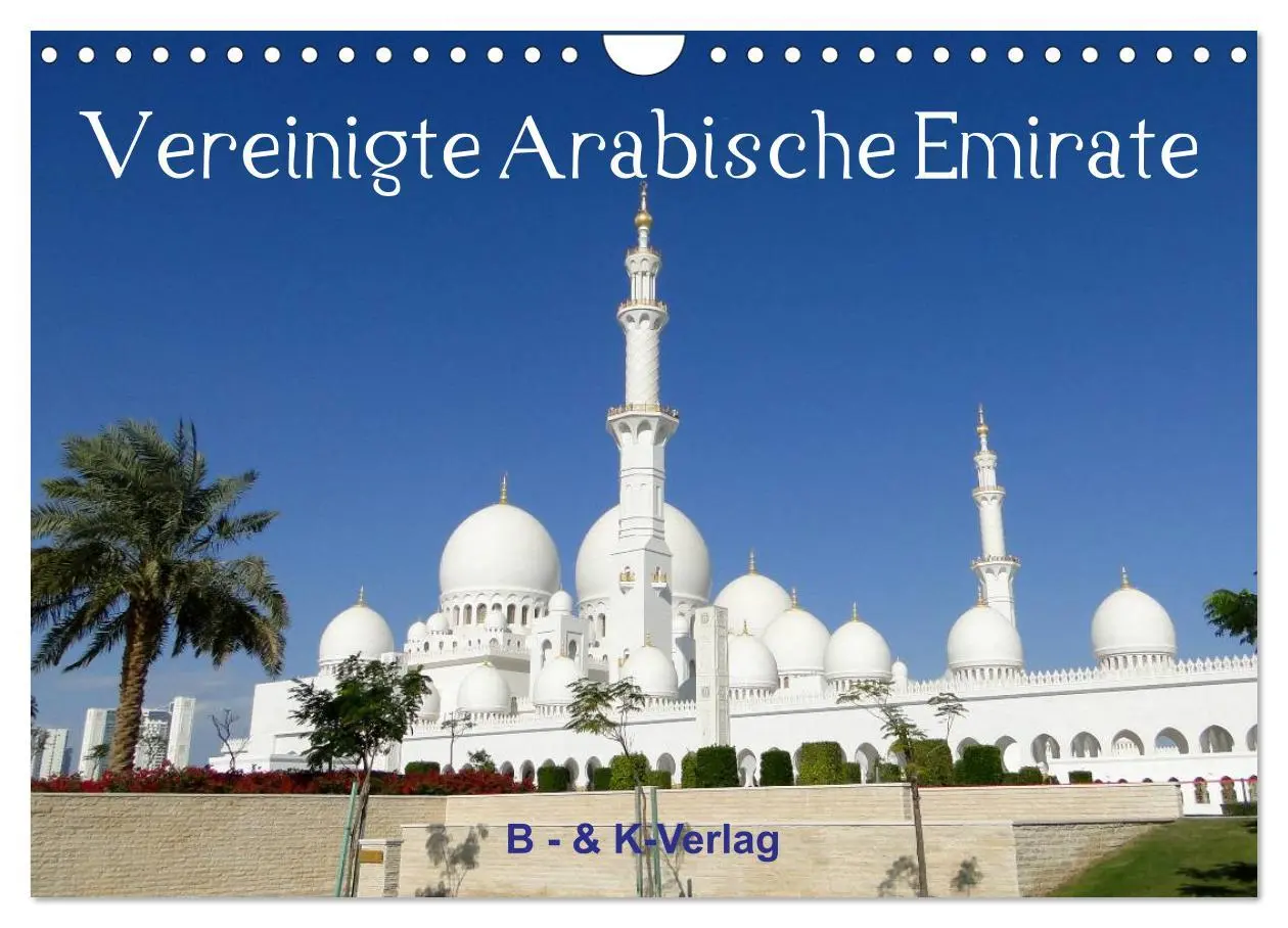 Cover: 9783516220926 | Vereinigte Arabische Emirate (Wandkalender 2026 DIN A4 quer),...