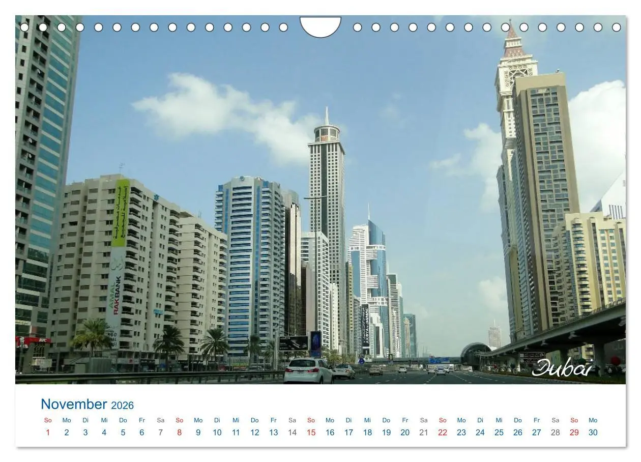 Bild: 9783516220926 | Vereinigte Arabische Emirate (Wandkalender 2026 DIN A4 quer),...