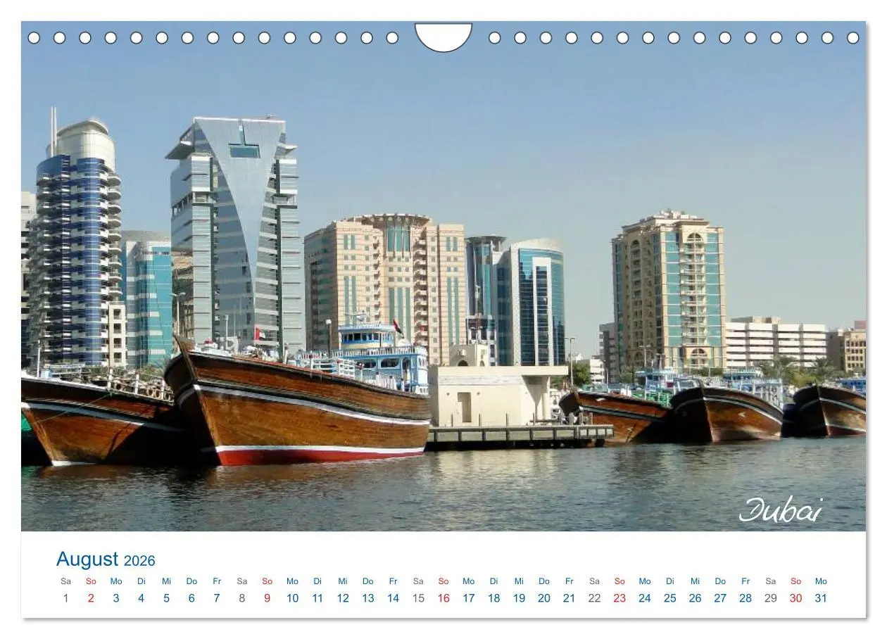 Bild: 9783516220926 | Vereinigte Arabische Emirate (Wandkalender 2026 DIN A4 quer),...
