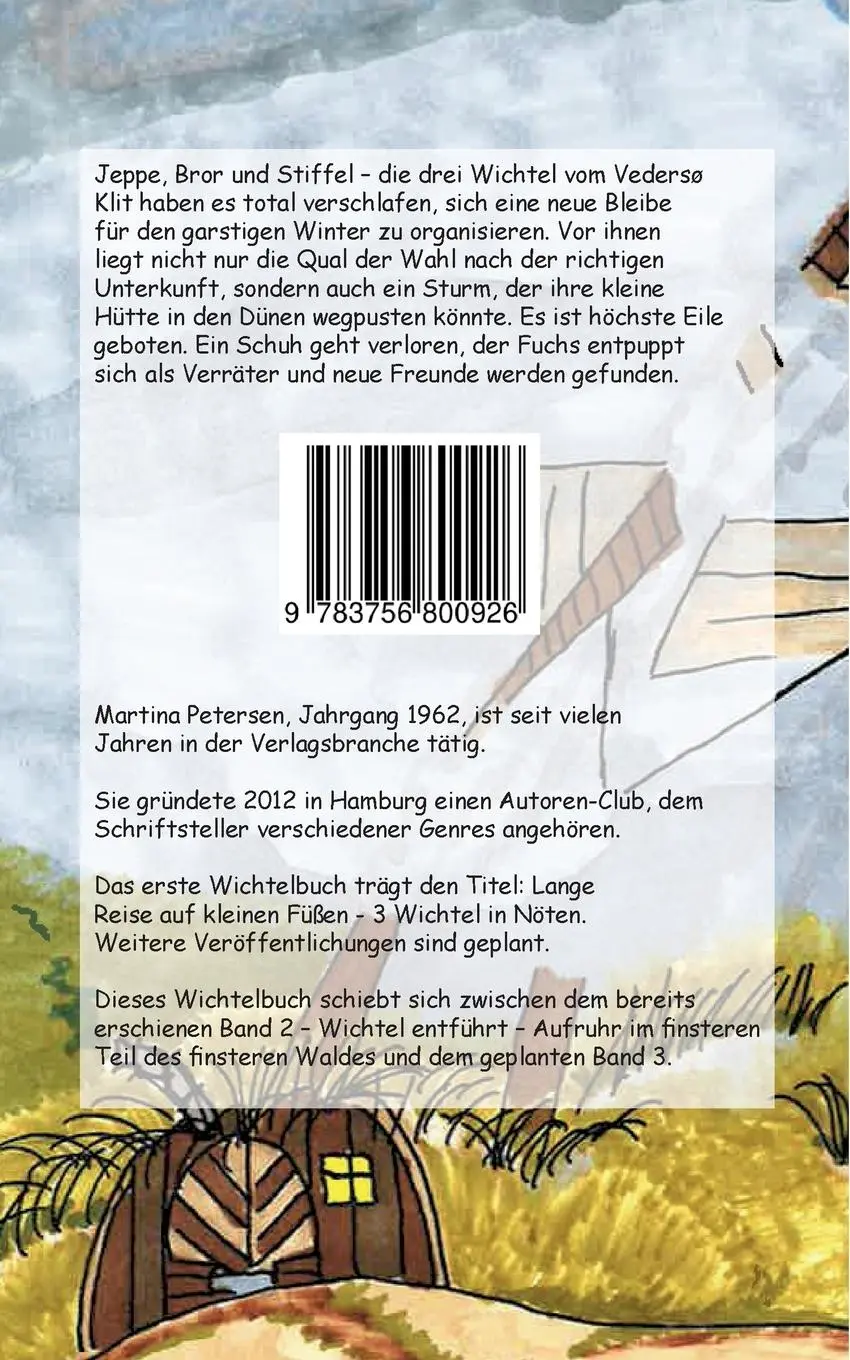 Rückseite: 9783756800926 | Jeppe, Bror und Stiffel | Die drei Wichtel vom Vedersø Klit | Petersen