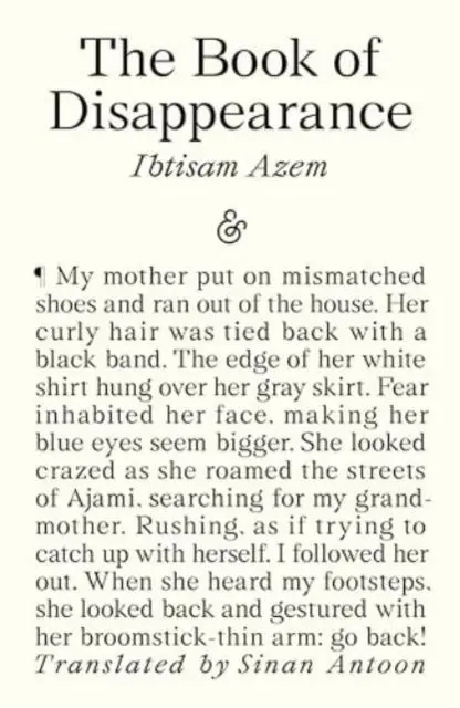 Cover: 9781916751026 | The Book of Disappearance | Ibtisam Azem | Taschenbuch | 240 S. | 2024