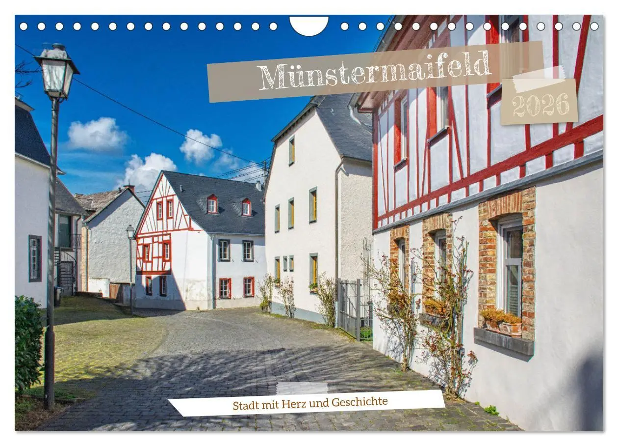 Cover: 9783457331026 | Münstermaifeld - Stadt mit Herz und Geschichte (Wandkalender 2026...