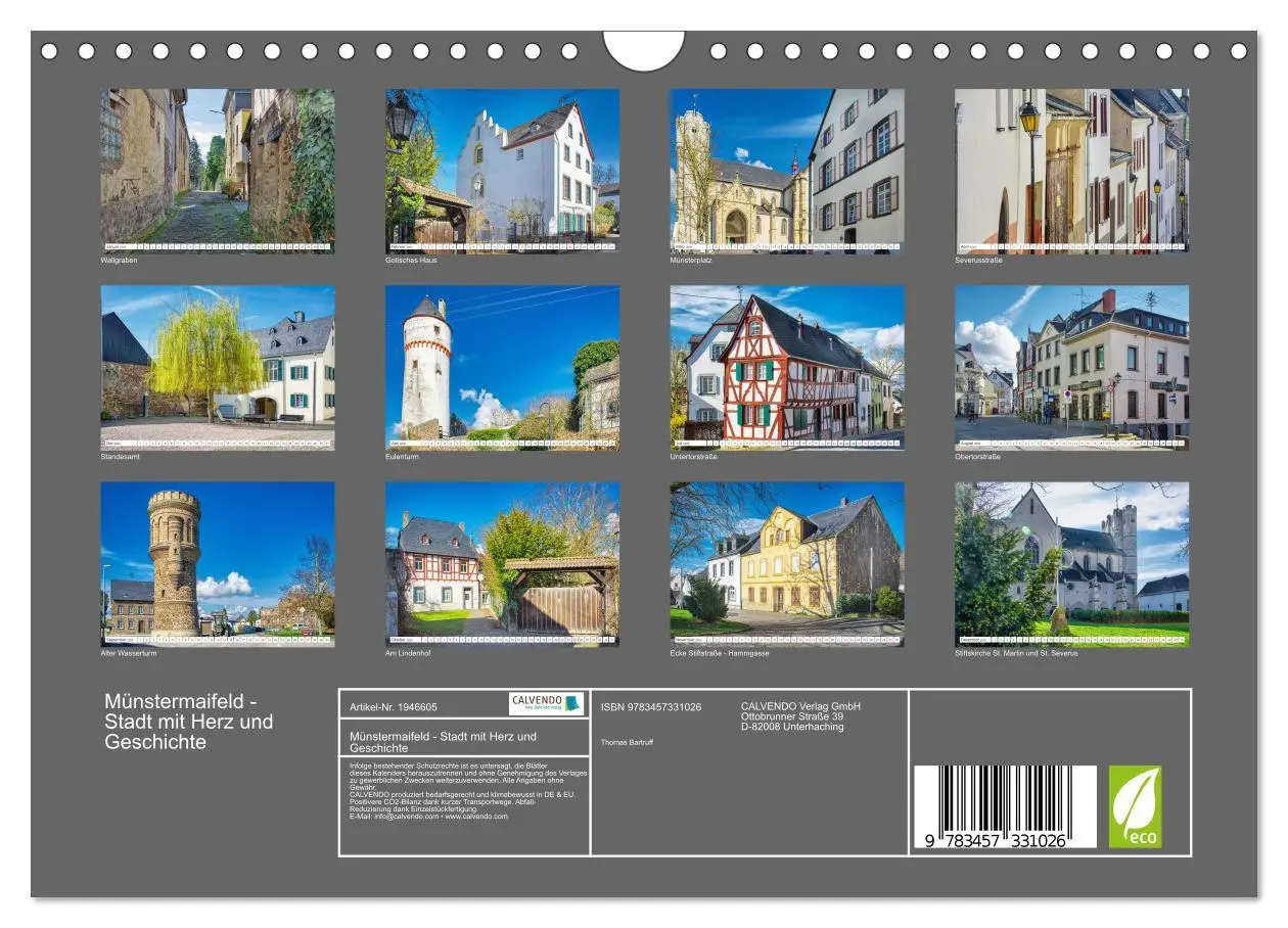Bild: 9783457331026 | Münstermaifeld - Stadt mit Herz und Geschichte (Wandkalender 2026...