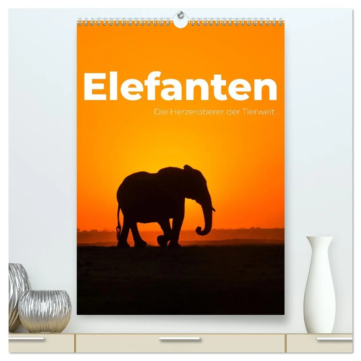 Cover: 9783516351026 | Elefanten - Die Herzeroberer der Tierwelt. (hochwertiger Premium...