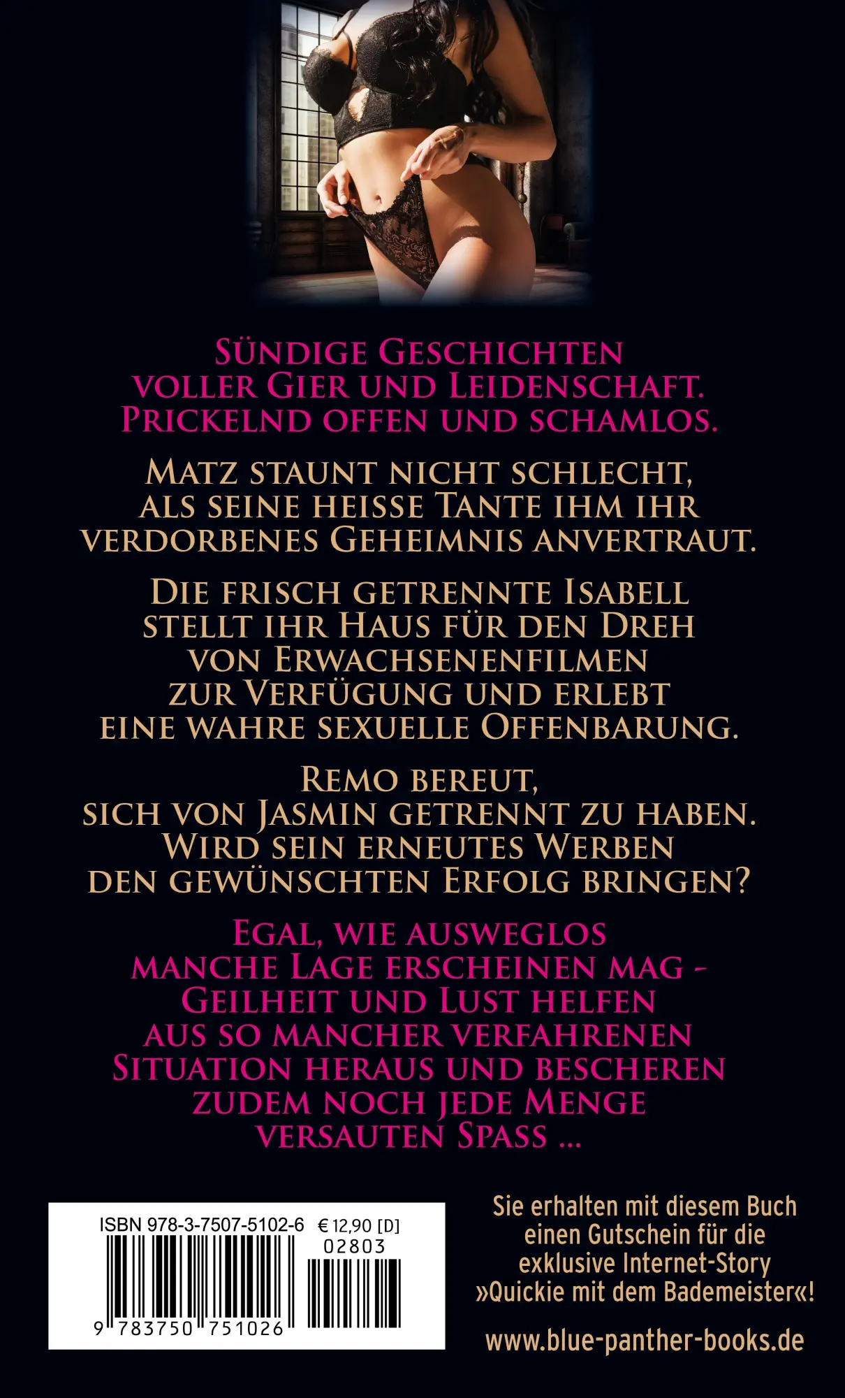 Rückseite: 9783750751026 | Unstillbare Versautheit - Lust auf dreckige Spiele 10 geile...