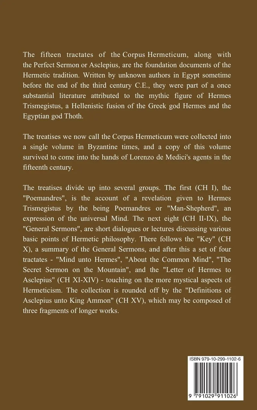 Rückseite: 9791029911026 | The Corpus Hermeticum | G. R. S Mead | Buch | Englisch | 2020