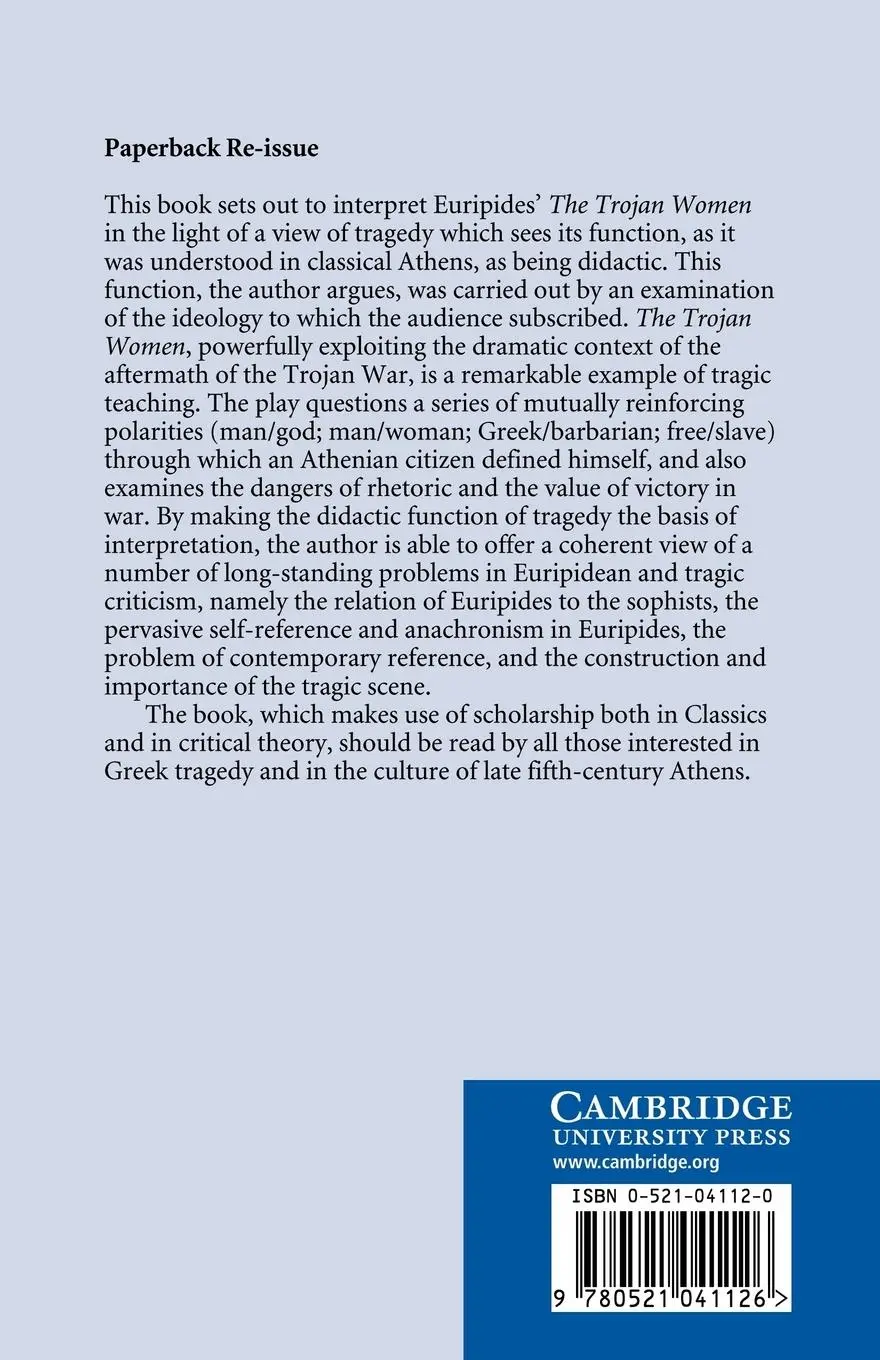 Rückseite: 9780521041126 | Euripidean Polemic | The Trojan Women and the Function of Tragedy