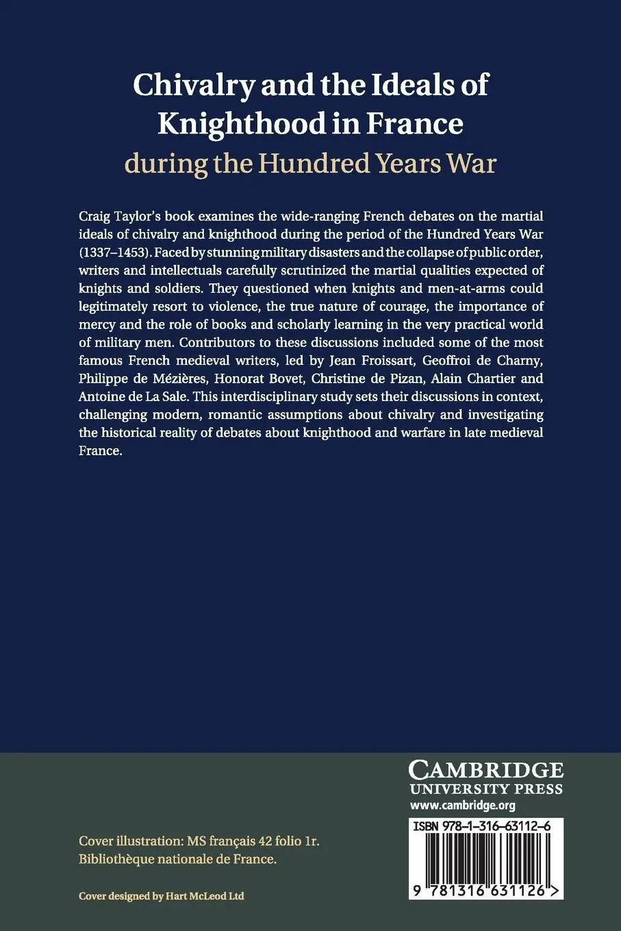 Rückseite: 9781316631126 | Chivalry and the Ideals of Knighthood in France during the Hundred...