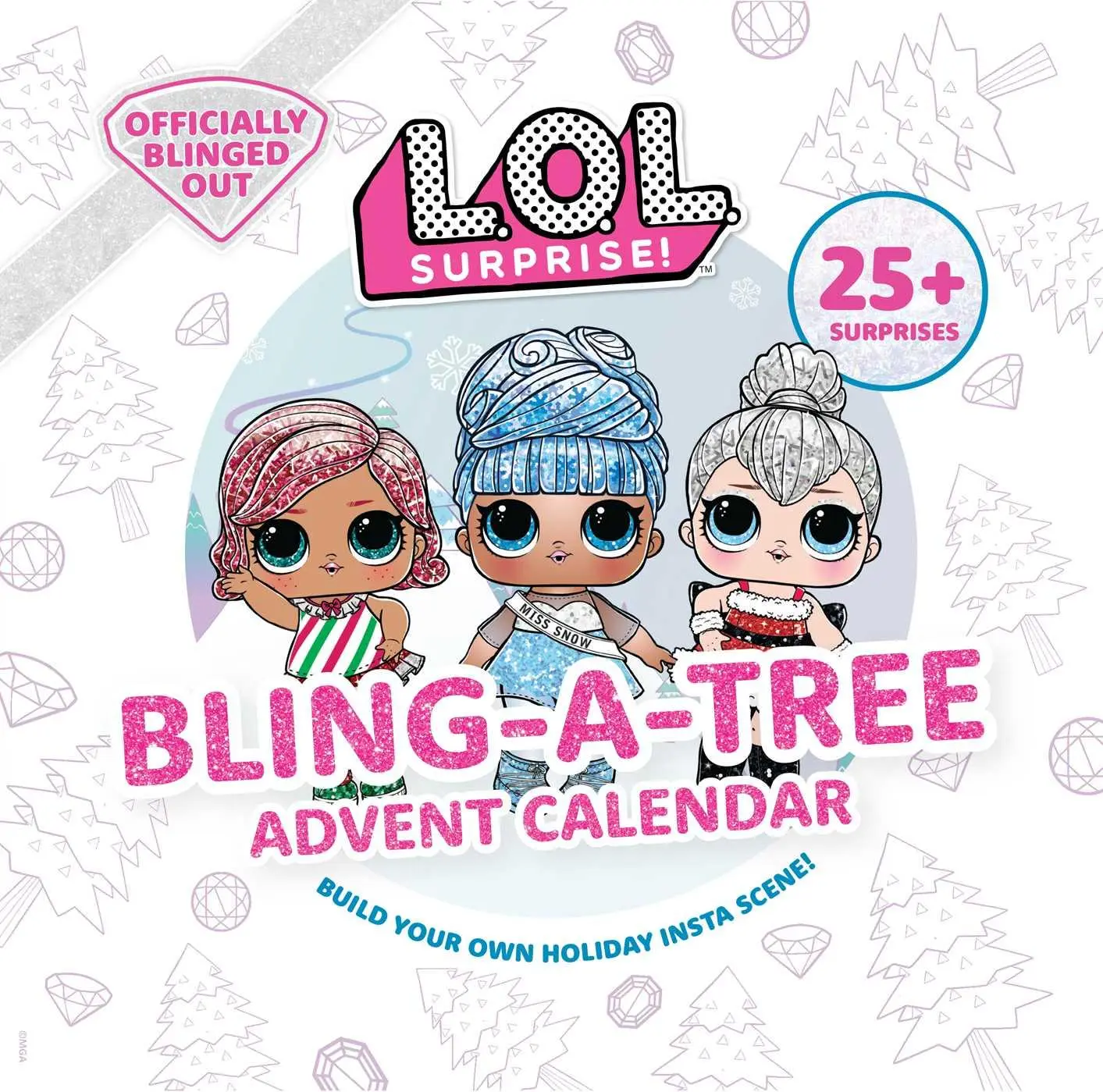 Cover: 9781647221126 | L.O.L. Surprise! Bling-A-Tree Advent Calendar | Insight Kids