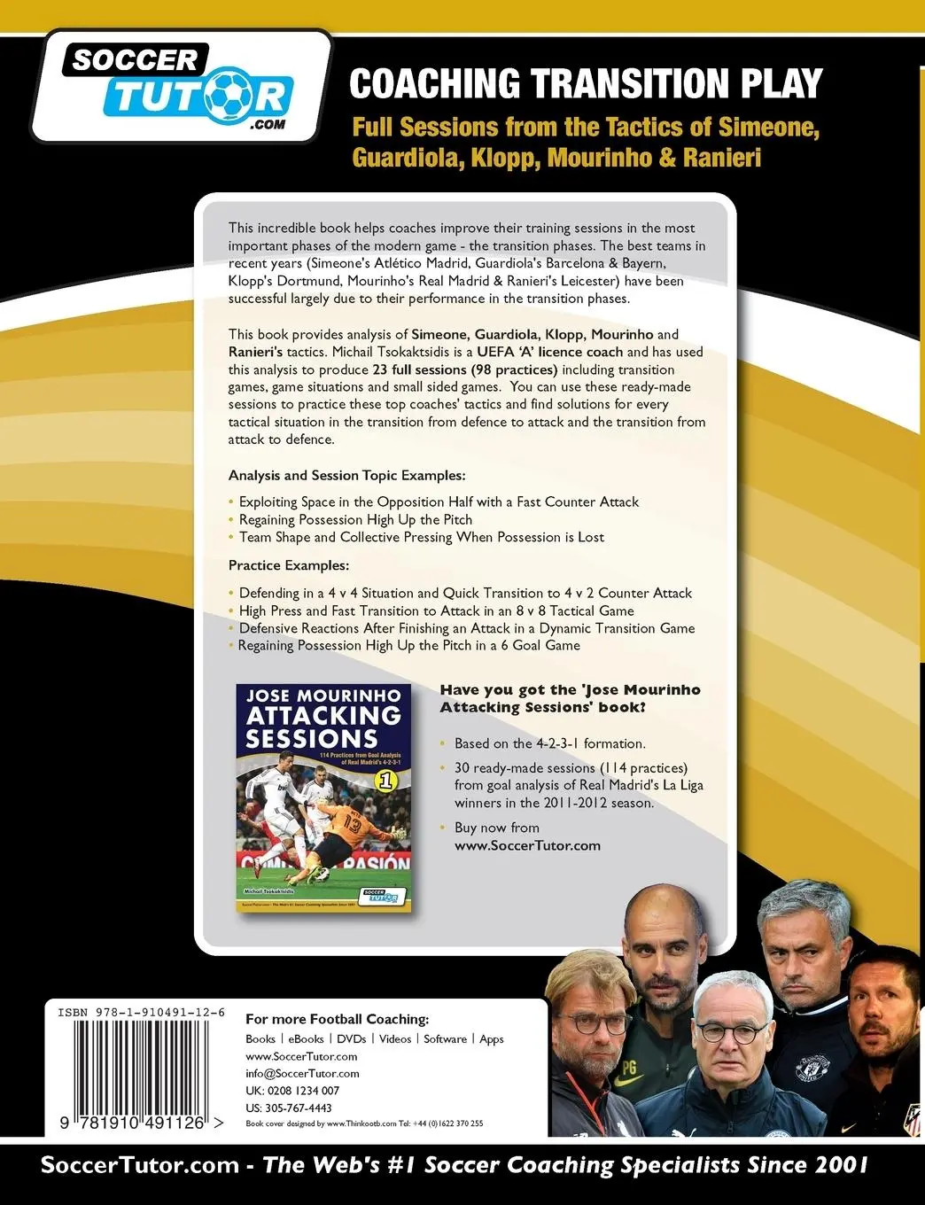 Rückseite: 9781910491126 | Coaching Transition Play - Full Sessions from the Tactics of...