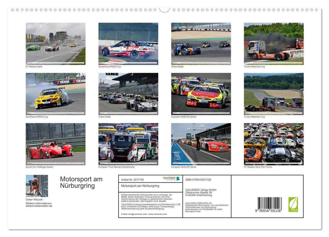 Bild: 9783516031126 | Motorsport am Nürburgring (hochwertiger Premium Wandkalender 2026...