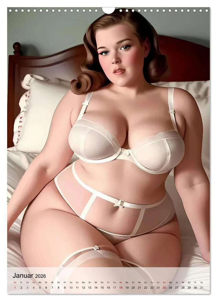 Bild: 9783516271126 | Pin up Girls Heiße Kurven mit Retro Charme (Wandkalender 2026 DIN...