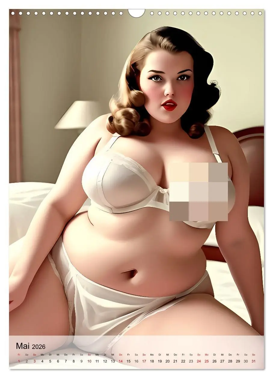 Bild: 9783516271126 | Pin up Girls Heiße Kurven mit Retro Charme (Wandkalender 2026 DIN...