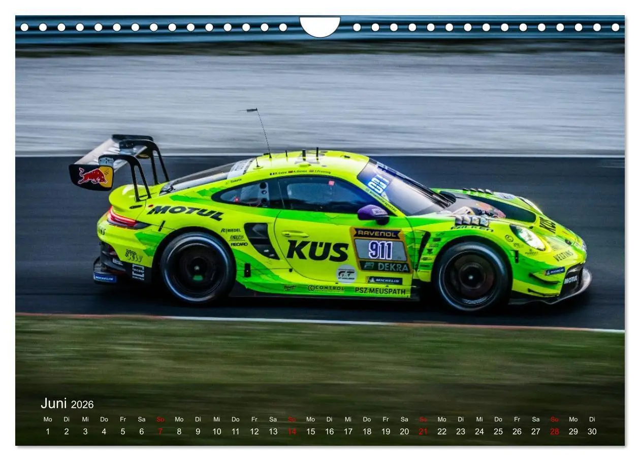 Bild: 9783516721126 | Motorsportkunst aus Weissach (Wandkalender 2026 DIN A4 quer),...