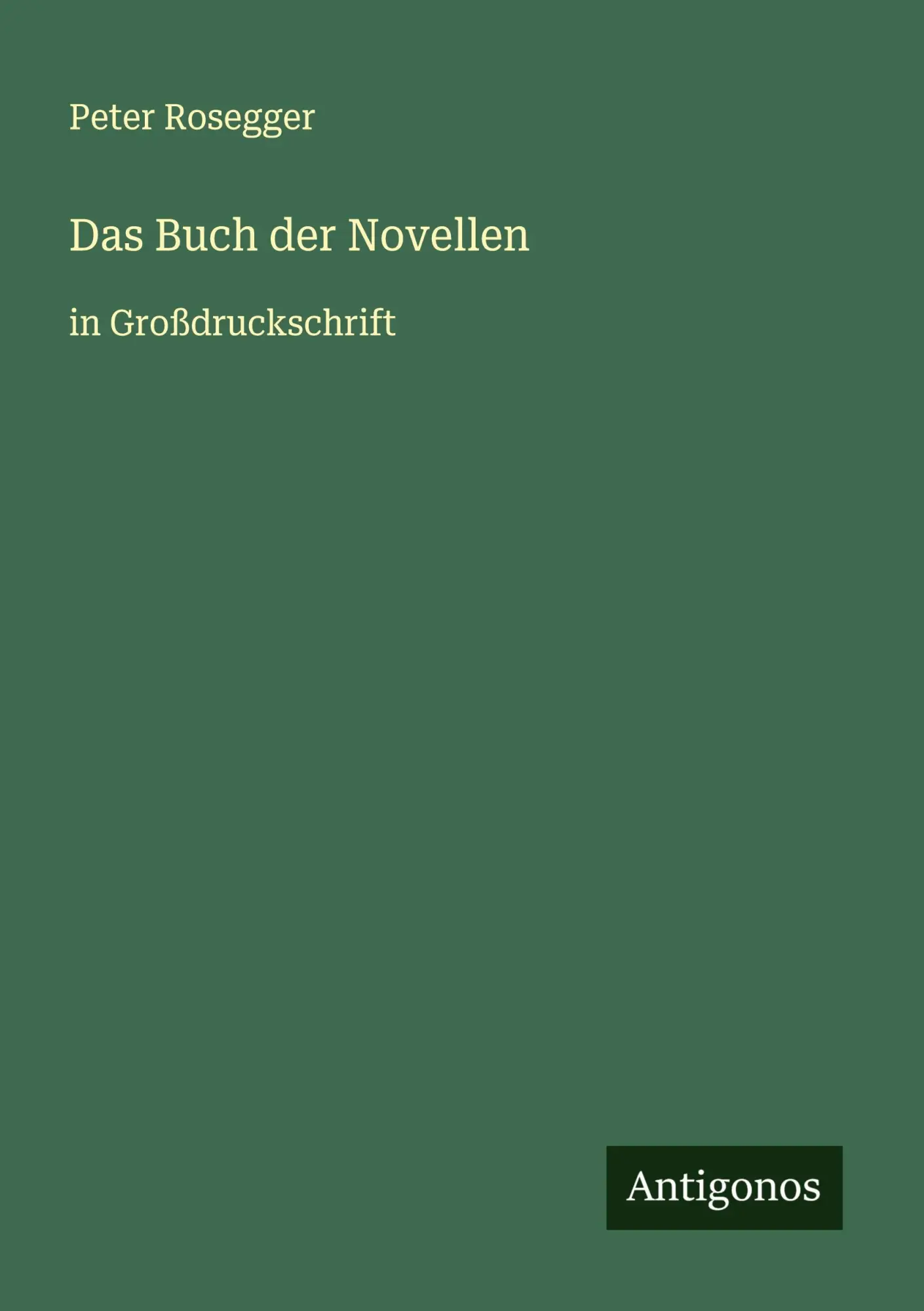 Das Buch der Novellen