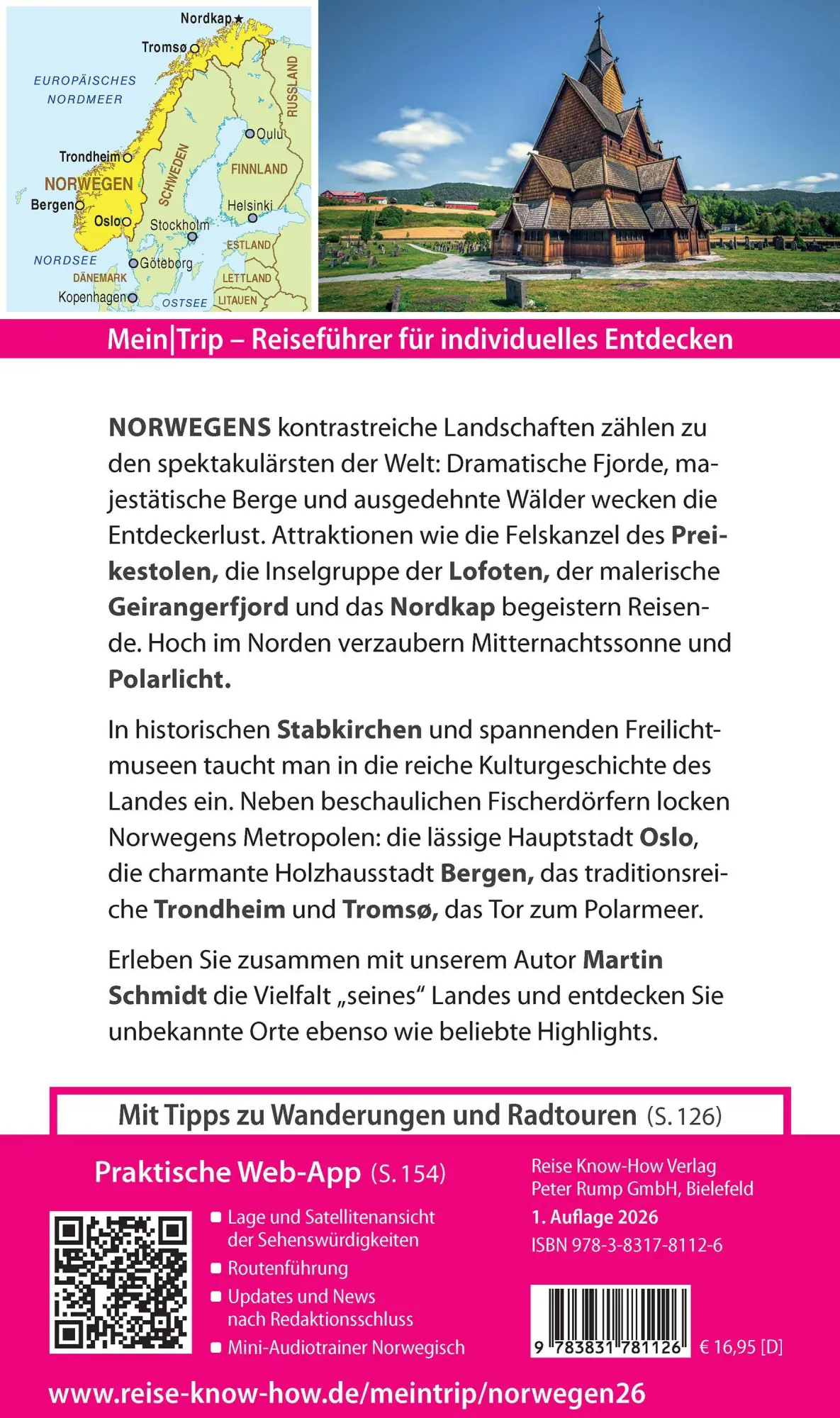 Bild: 9783831781126 | Reise Know-How MeinTrip Norwegen | Martin Schmidt | Taschenbuch | 2026