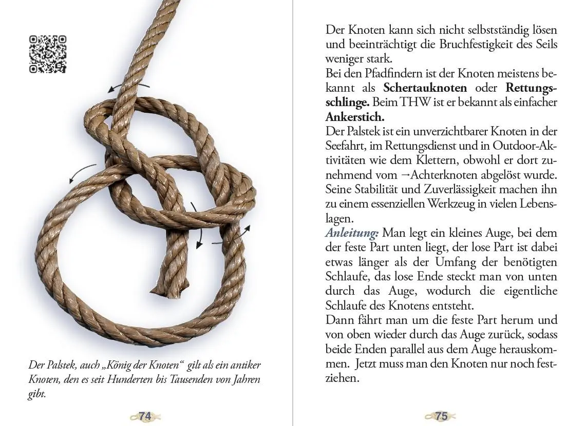 Bild: 9783955601126 | Das kleine Buch der Knoten, Schlaufen und Schlingen | Günter Pump