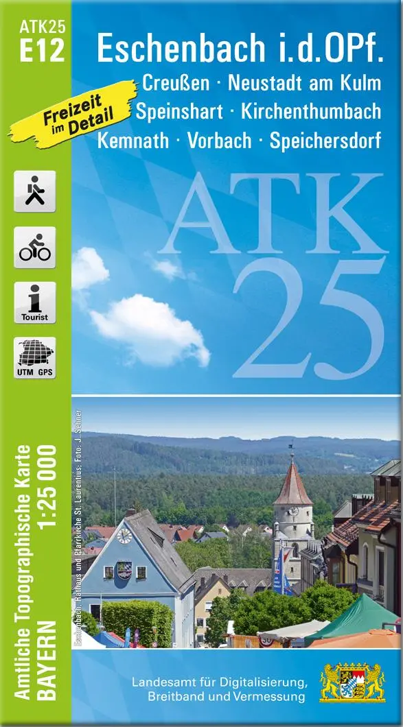 Cover: 9783987761126 | ATK25-E12 Eschenbach i.d.OPf. (Amtliche Topographische Karte 1:25000)