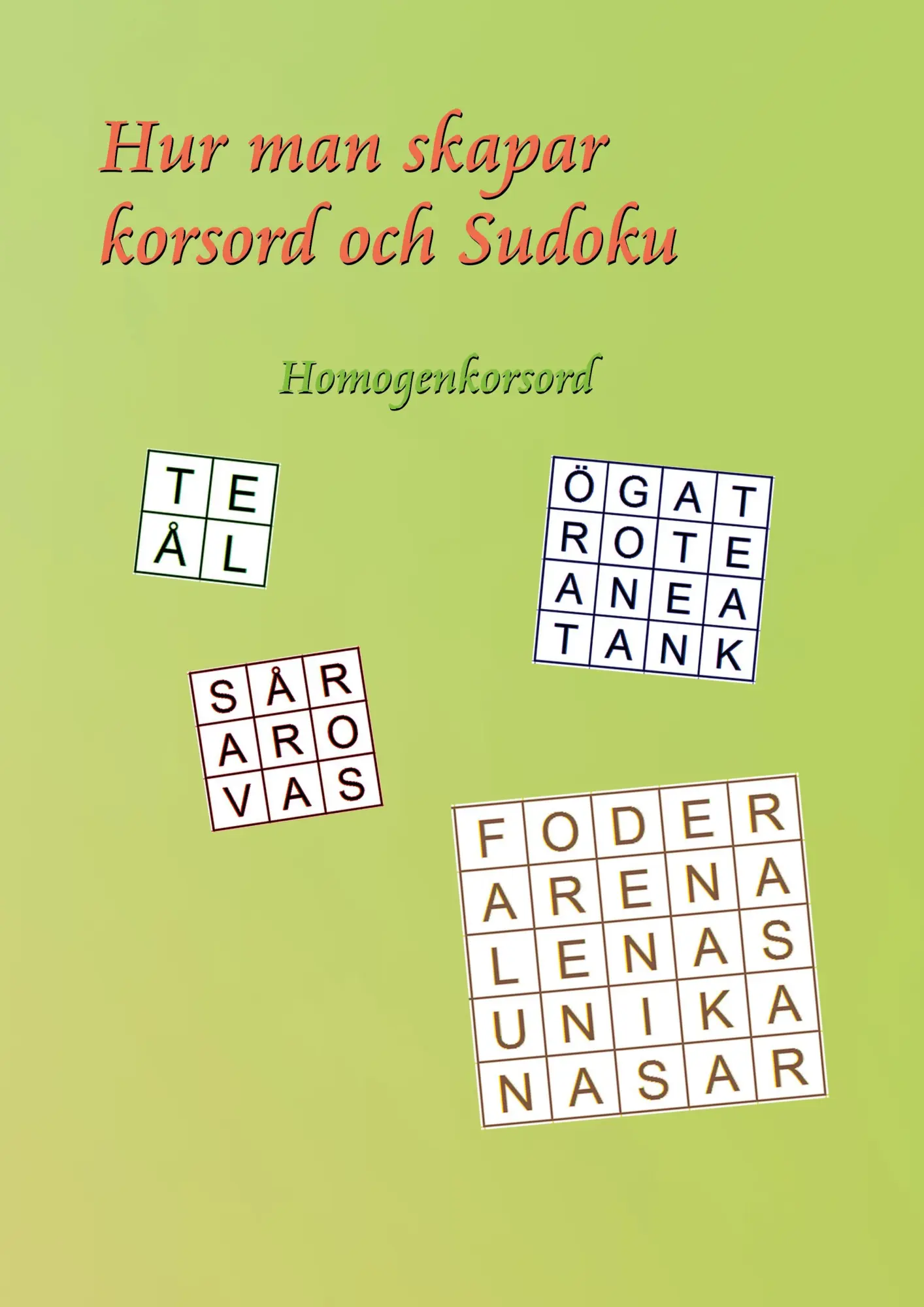 Cover: 9789181341126 | Korsord och Sudoku | Hur man gör egna korsord och Sudoku | Jeppsson