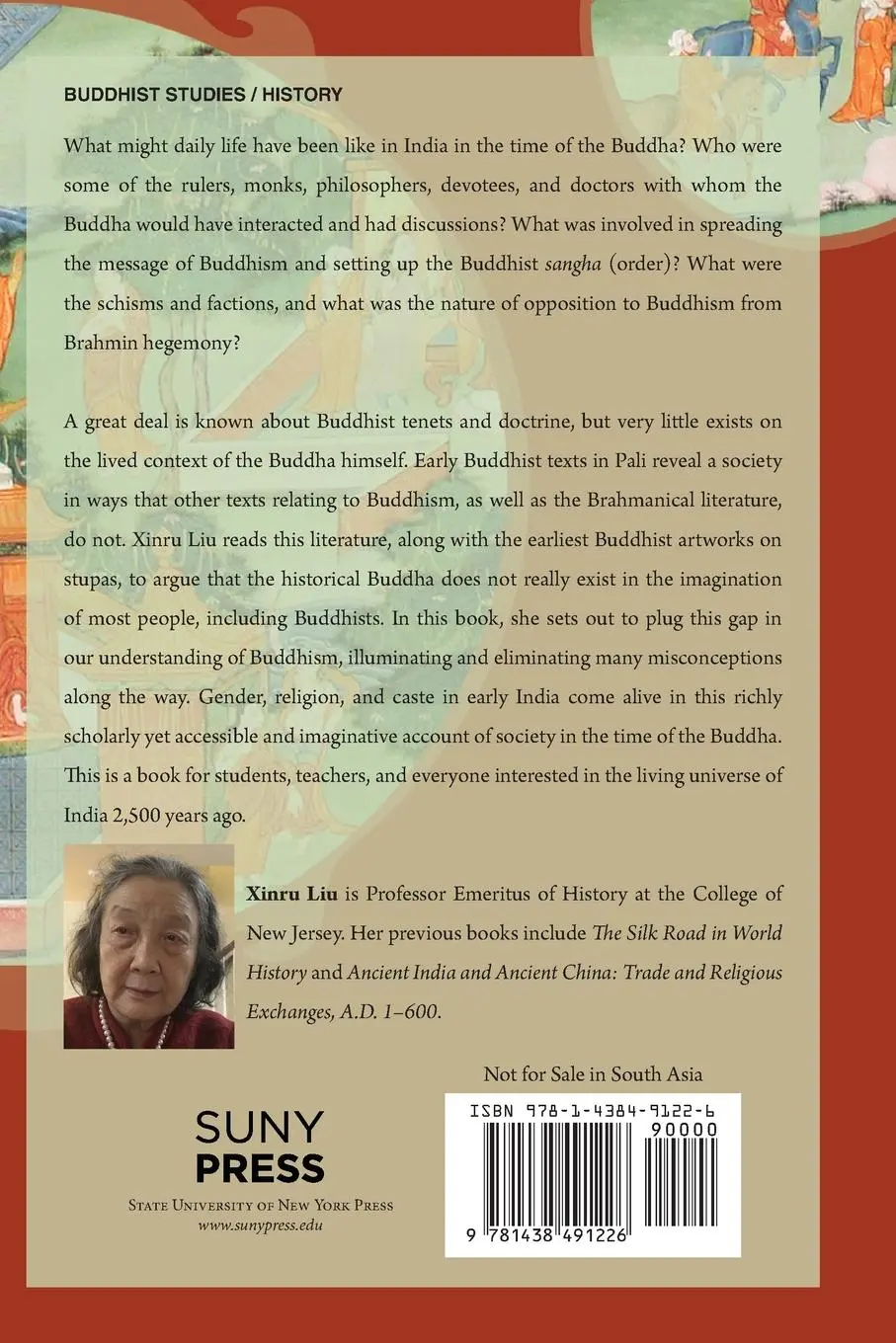 Rückseite: 9781438491226 | Early Buddhist Society | The World of Gautama Buddha | Xinru Liu