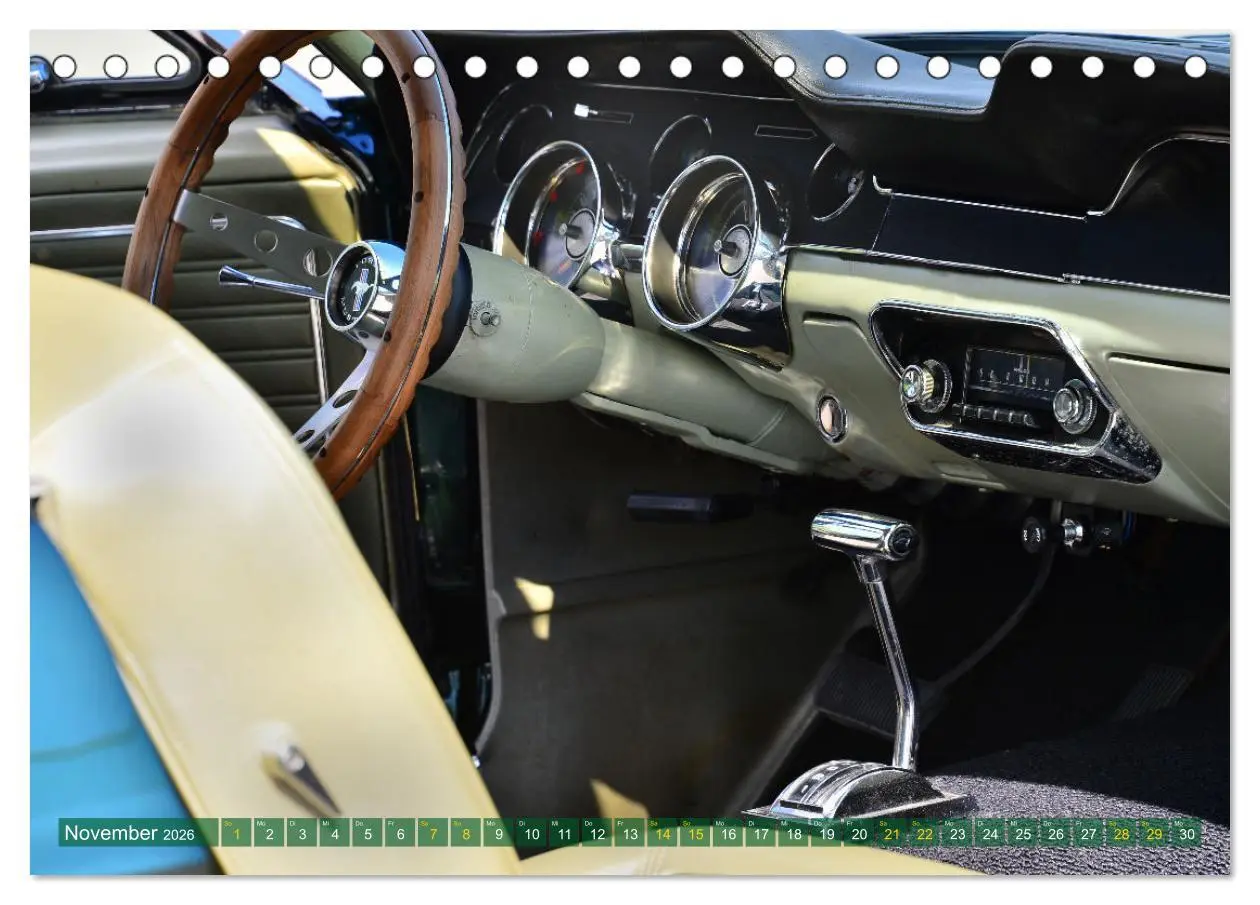 Bild: 9783457621226 | Ein Pony zum verlieben - Ford Mustang 1968 (Tischkalender 2026 DIN...
