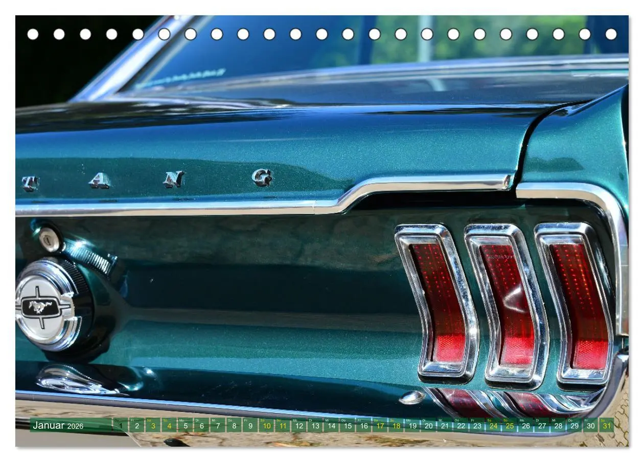 Bild: 9783457621226 | Ein Pony zum verlieben - Ford Mustang 1968 (Tischkalender 2026 DIN...