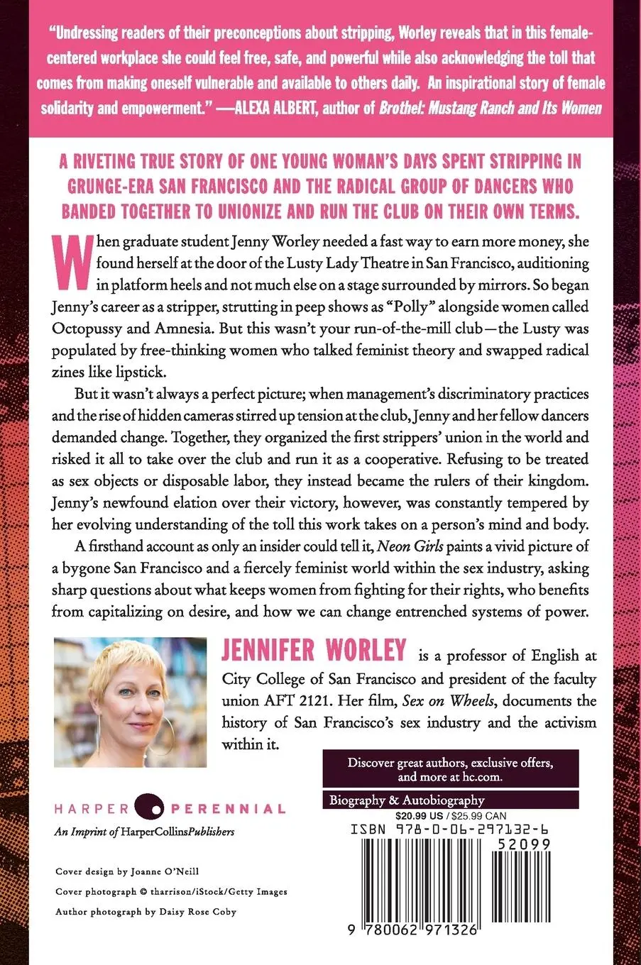 Rückseite: 9780062971326 | Neon Girls | A Stripper's Education in Protest and Power | Worley