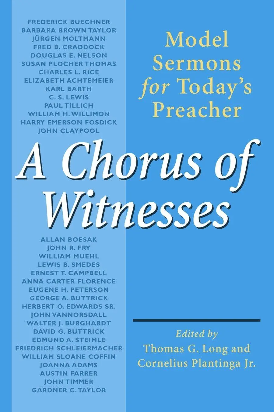Cover: 9780802801326 | A Chorus of Witnesses | Model Sermons for Today's Preacher | Buch