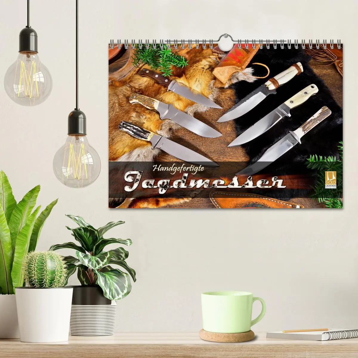 Bild: 9783457781326 | Handgefertigte Jagdmesser (Wandkalender 2026 DIN A4 quer), CALVENDO...