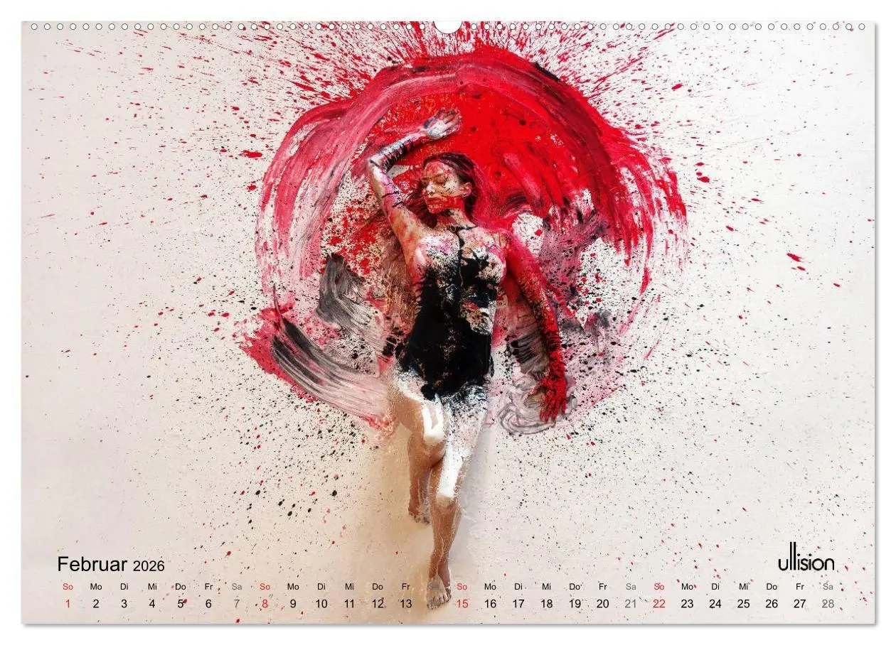Bild: 9783457921326 | FARBSPIELE - Akt im Feuerwerk der Farben (Wandkalender 2026 DIN A2...