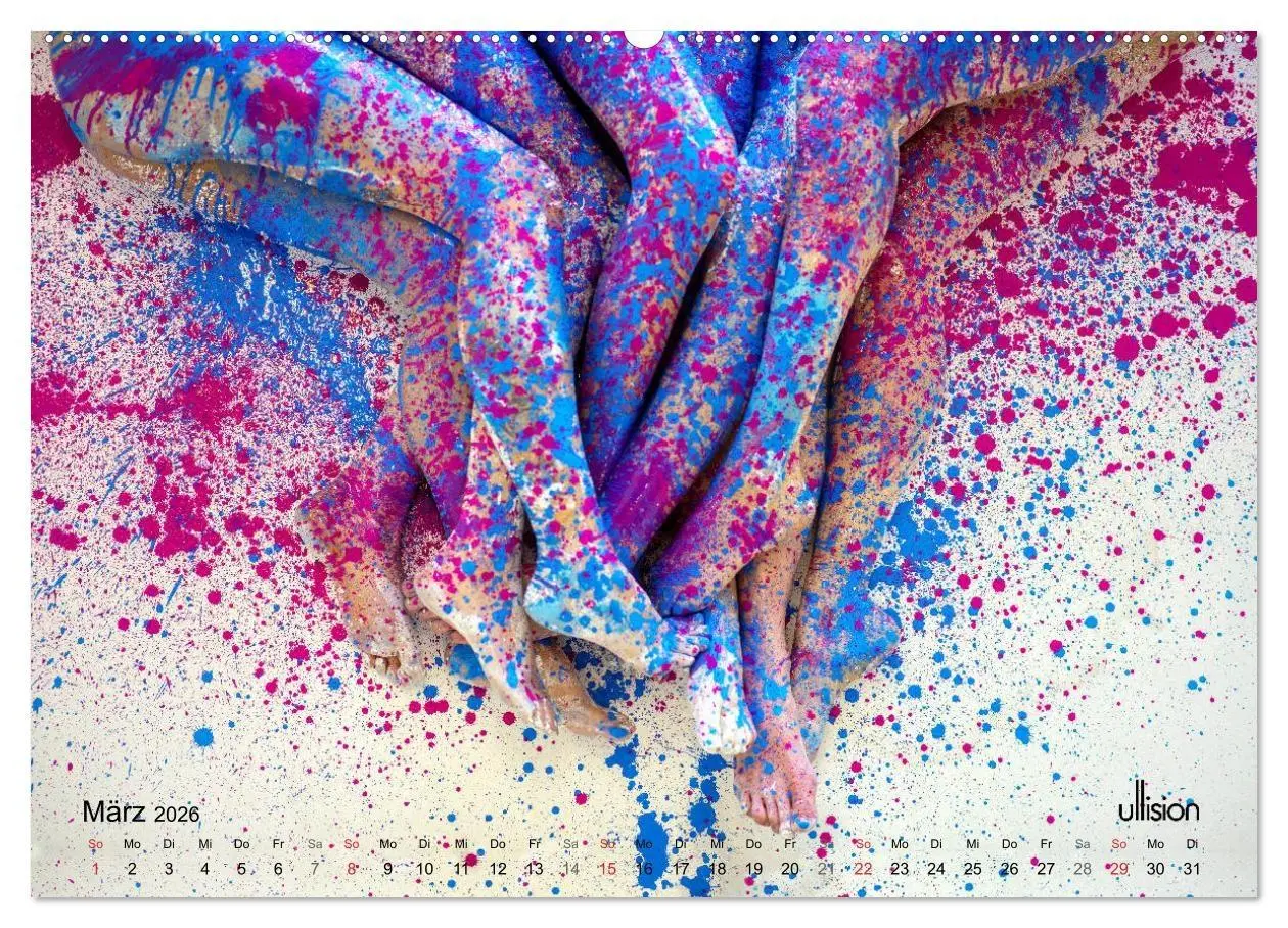 Bild: 9783457921326 | FARBSPIELE - Akt im Feuerwerk der Farben (Wandkalender 2026 DIN A2...