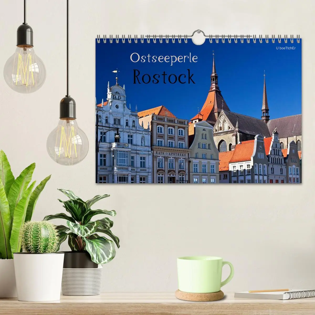 Bild: 9783516011326 | Ostseeperle Rostock (Wandkalender 2026 DIN A4 quer), CALVENDO...