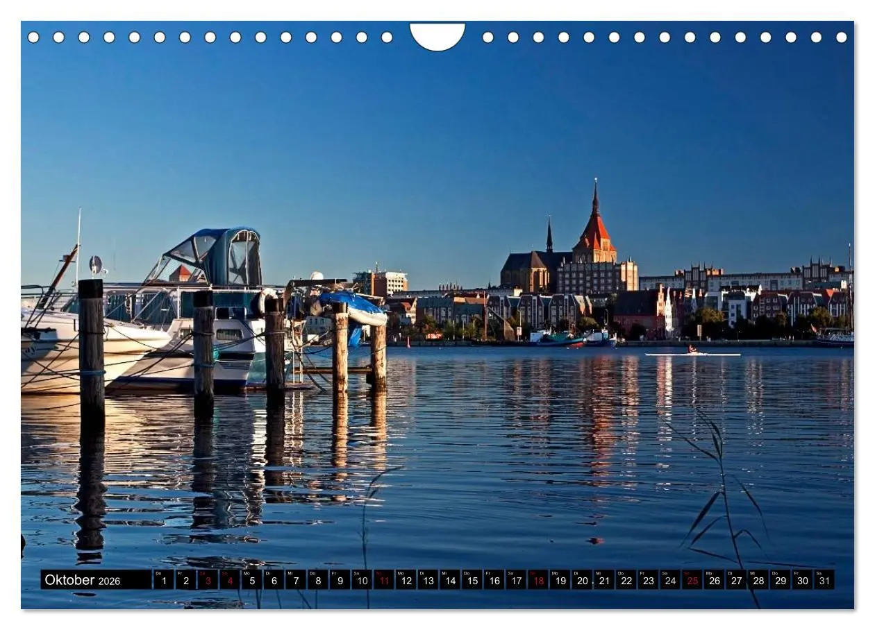 Bild: 9783516011326 | Ostseeperle Rostock (Wandkalender 2026 DIN A4 quer), CALVENDO...
