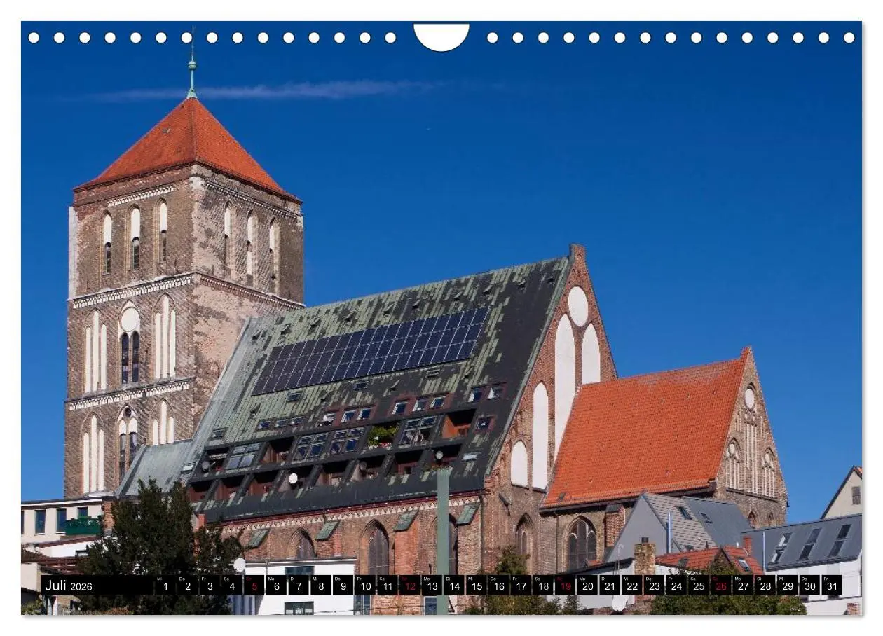 Bild: 9783516011326 | Ostseeperle Rostock (Wandkalender 2026 DIN A4 quer), CALVENDO...