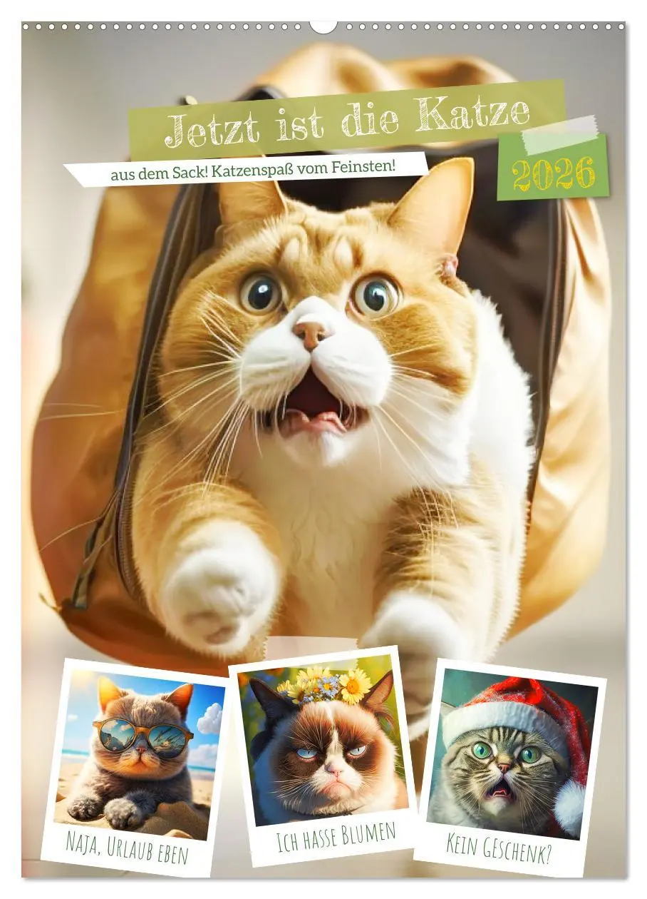 Cover: 9783516321326 | Jetzt ist die Katze aus dem Sack! Katzenspaß vom Feinsten!...