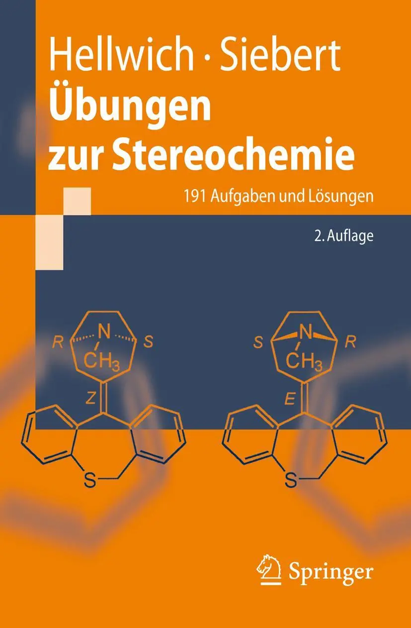 Cover: 9783540461326 | Übungen zur Stereochemie | 191 Aufgaben und Lösungen | Siebert (u. a.)