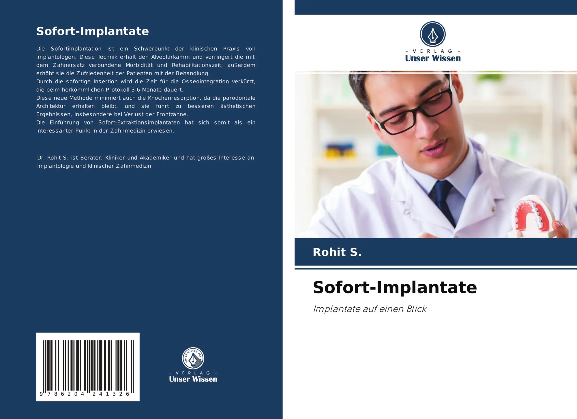 Cover: 9786204241326 | Sofort-Implantate | Implantate auf einen Blick | Rohit S. | Buch