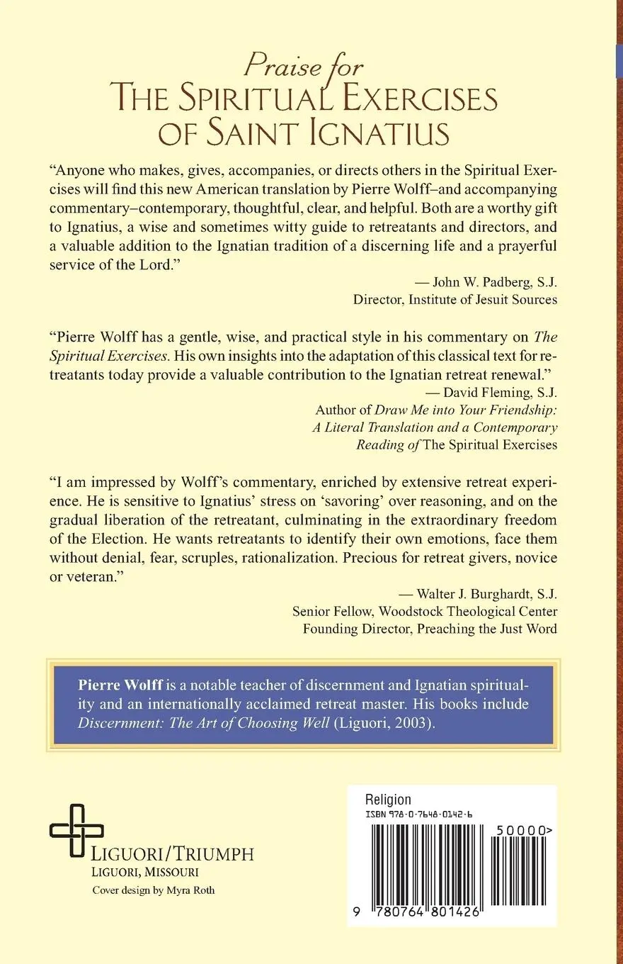Rückseite: 9780764801426 | Spiritual Exercises of Saint Ignatiu | Pierre Wolff (u. a.) | Buch