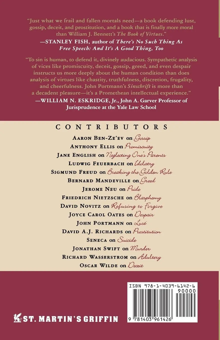 Rückseite: 9781403961426 | In Defense of Sin | John Portmann | Taschenbuch | Englisch | 2003