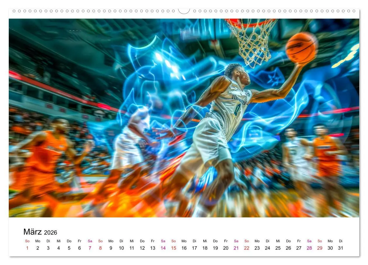 Bild: 9783457391426 | Basketball Erlebnisse (hochwertiger Premium Wandkalender 2026 DIN...