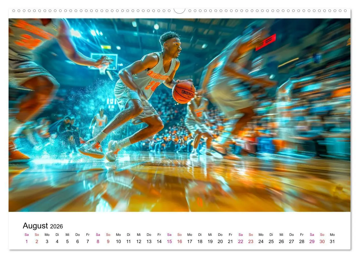 Bild: 9783457391426 | Basketball Erlebnisse (hochwertiger Premium Wandkalender 2026 DIN...